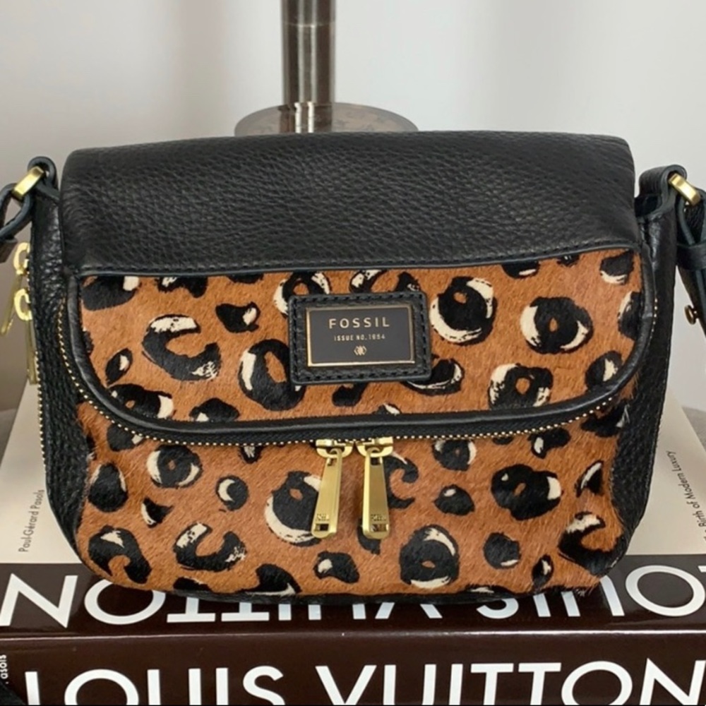 Fossil Leopard Print Bag